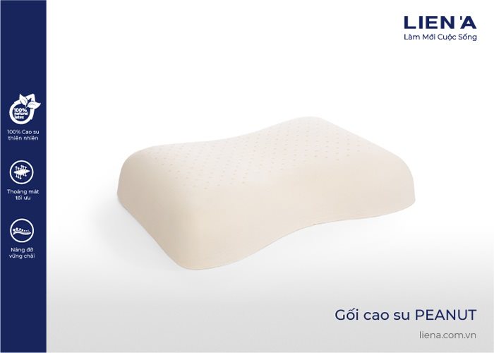 gối cao su peanut