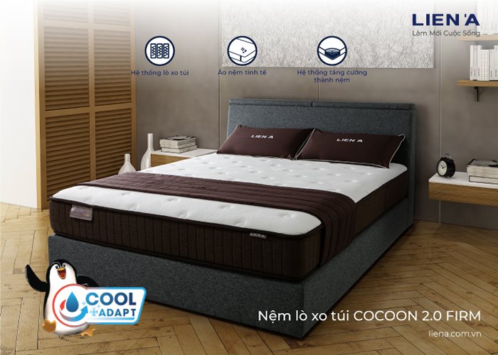 nệm lò xo cocoon 2.0 firm