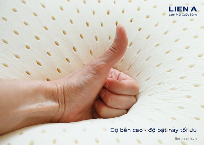 gối cao su bền