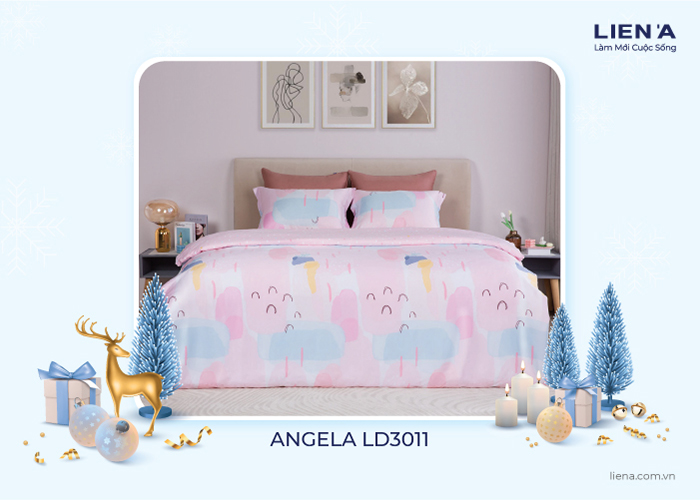 Bộ chăn ga gối Angela  