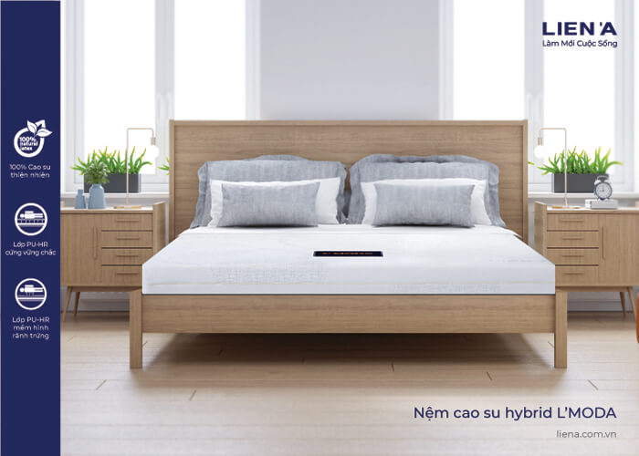 Nệm cao su hybrid L'Moda