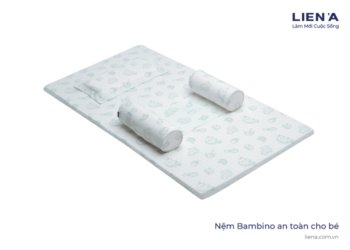 Nệm Bambino làm từ chất liệu an toàn