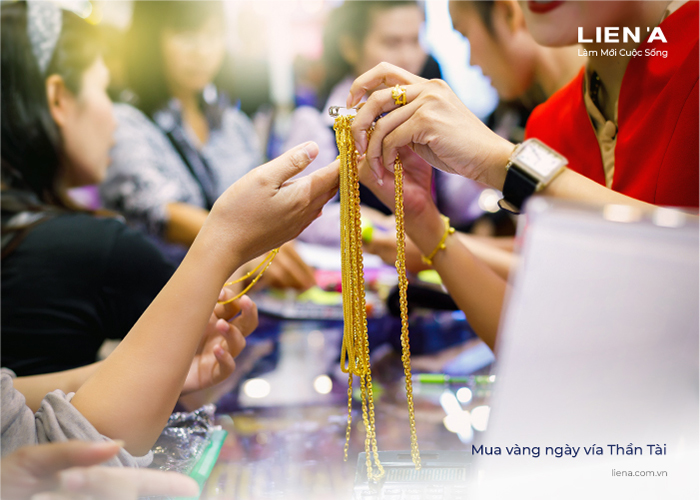 mua vàng vía thần tài