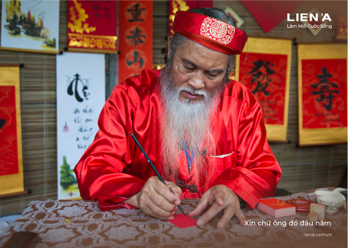 Xin chữ thầy đồ