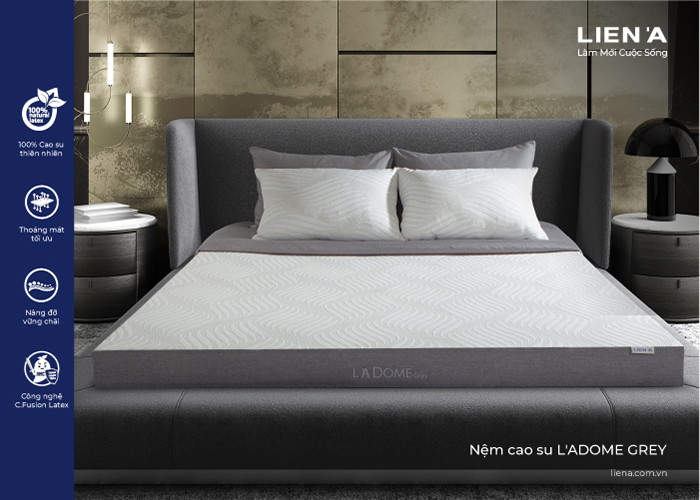 Nệm cao su L'ADOME GREY