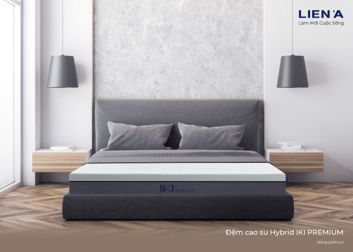 nệm cao su hybrid iki pre