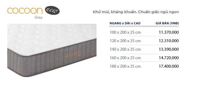 nệm lò xo than hoạt tính