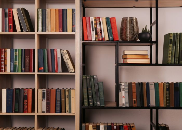 cách xếp sách theo bộ sưu tập