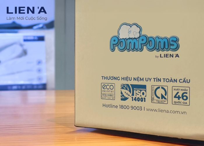 chứng nhận bộ gối trẻ em liên á