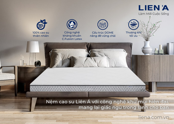nệm cao su non có mùi hôi