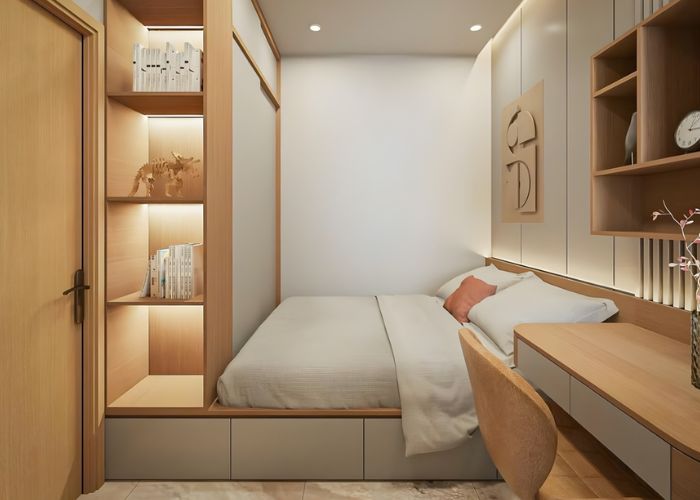 diện tích phòng ngủ 12m2