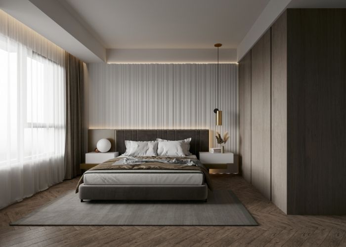 diện tích phòng ngủ 20m2