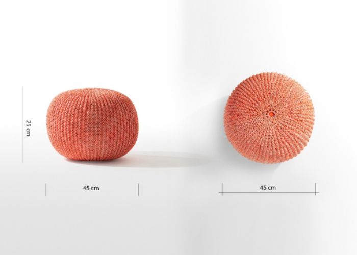 ghế pouf phong cách bohemian