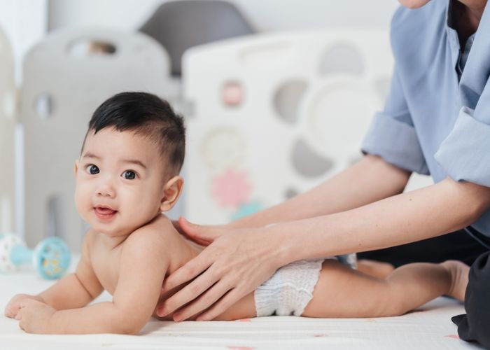 massage cho bé