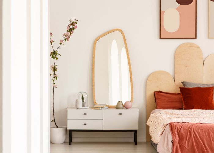 kích thước ghế bàn trang điểm