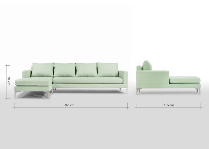 kích thước ghế sofa chữ l