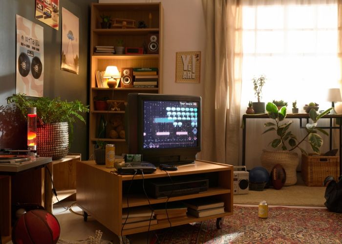 phong cách nội thất retro