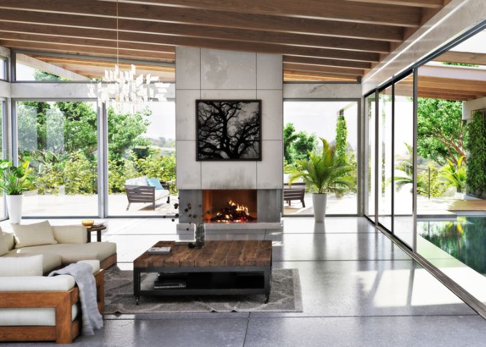 phong cách nội thất rustic