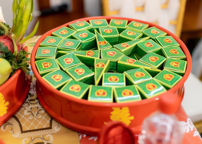 mâm ngũ quả đám cưới