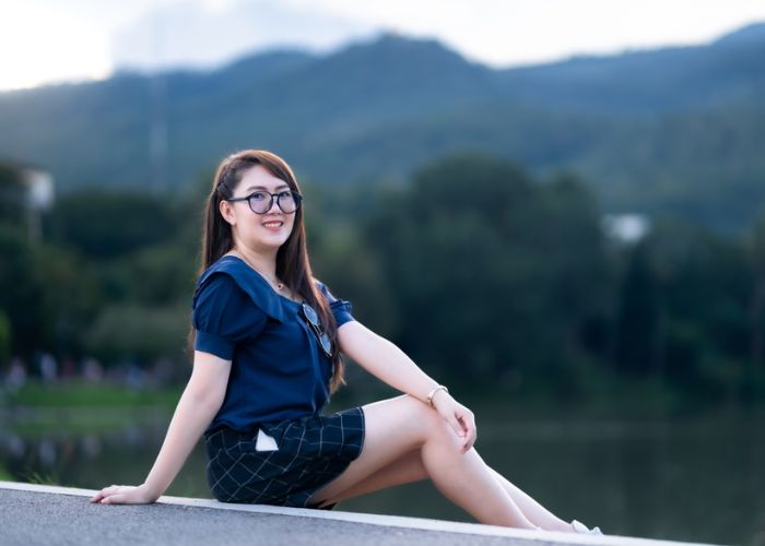 màu chàm trong thời trang