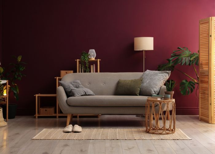 màu đỏ đô phối với màu gì