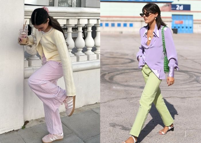 màu pastel trong thời trang