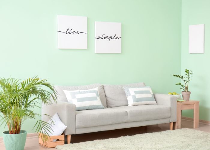 màu xanh mint phối với màu gì