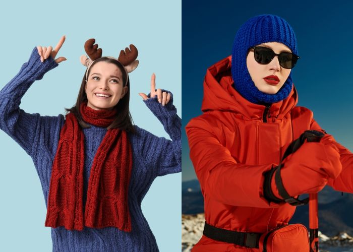 màu xanh navy phối đỏ