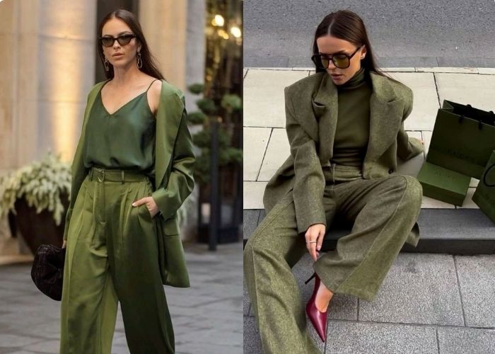 màu xanh rêu nhạt