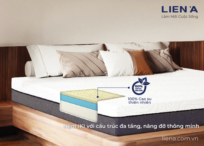 nệm cao su hybrid iki cần thơ