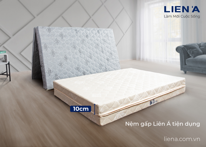 nệm cao su hybrid iki flip dày bao nhiêu