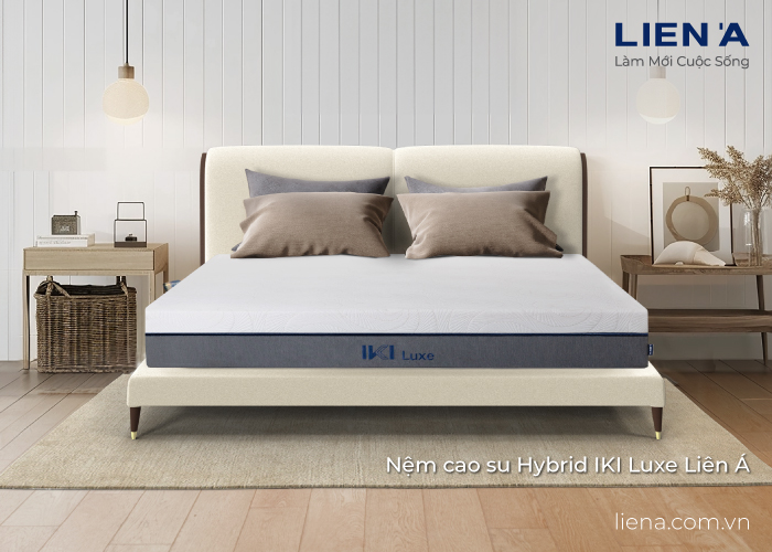 nệm cao su hybrid iki luxe 30cm