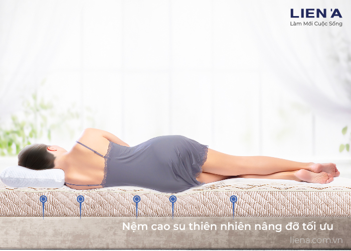 nệm cao su massage nâng đỡ tối ưu