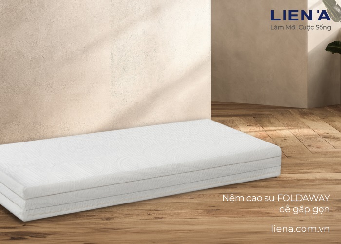 nệm gấp gọn kiểu nhật foldaway