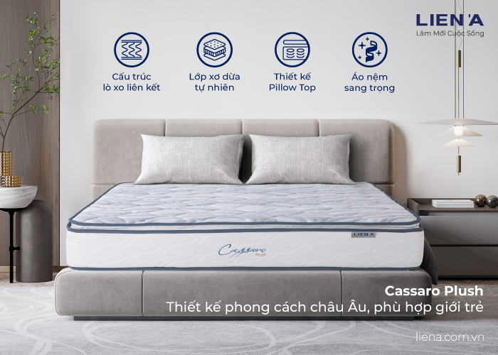 nệm lò xo 1m6 giá bao nhiêu