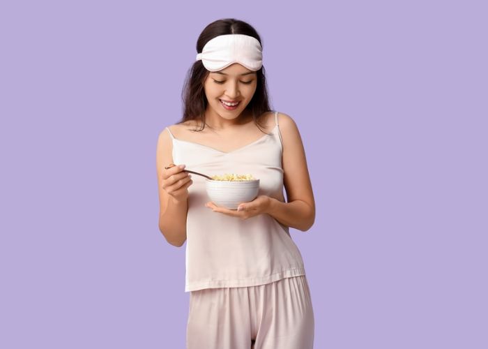 nên uống ngũ cốc trước bữa tối