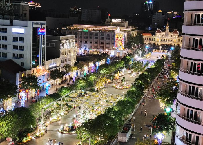 bắn pháo hoa ở sài gòn