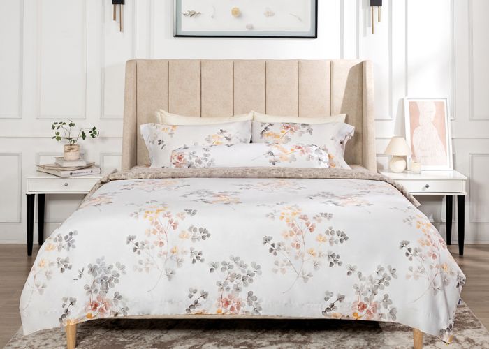 nội thất cam phối trắng