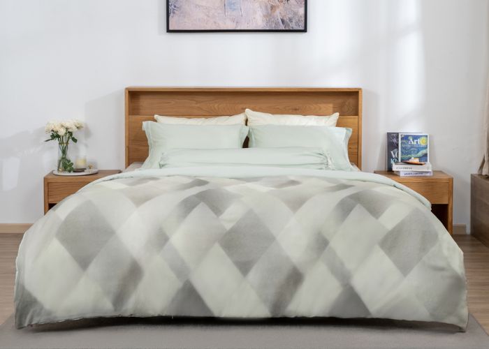 nội thất ghi phối xanh lá