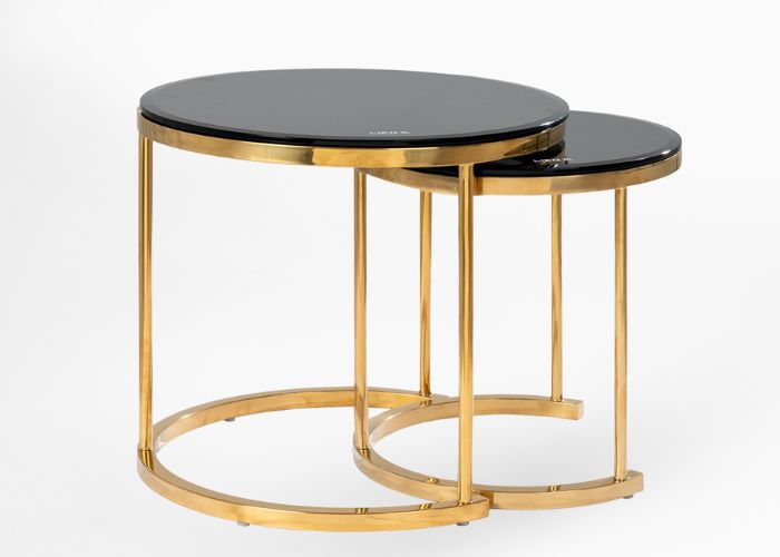 nội thất vàng phối đen