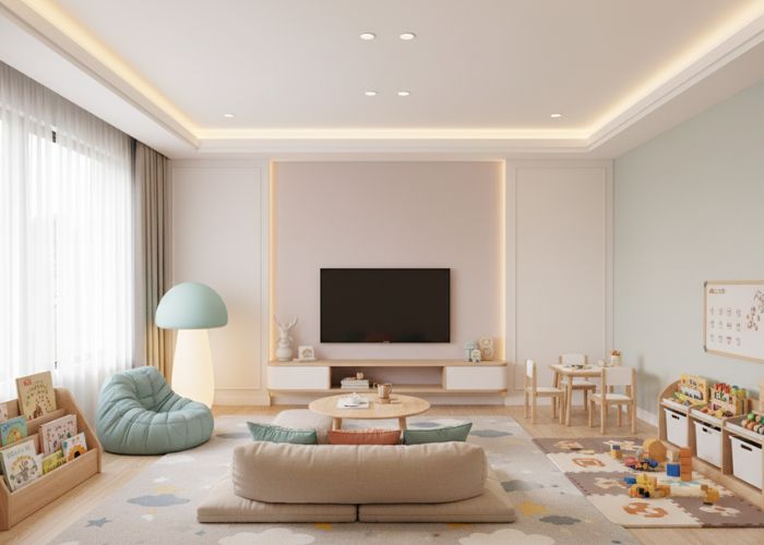 phòng giải trí cho trẻ nhỏ