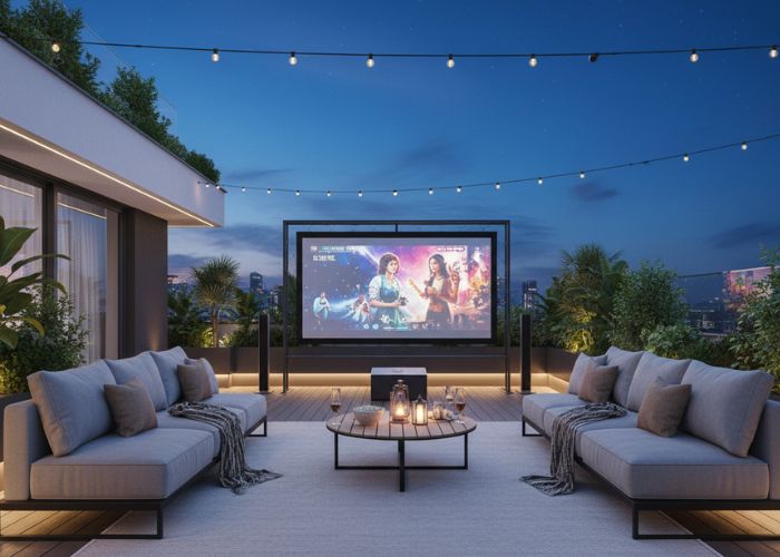 phòng giải trí ngoài trời