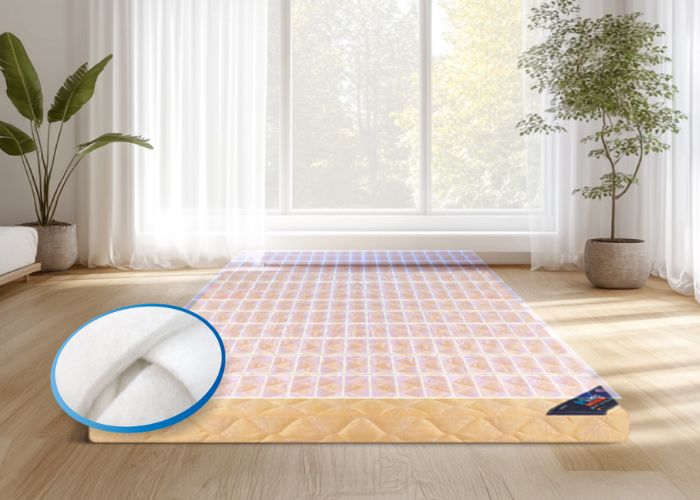 review nệm bông ép