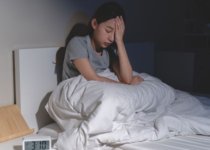 suy nghĩ nhiều trước khi ngủ gây rối loạn lo âu