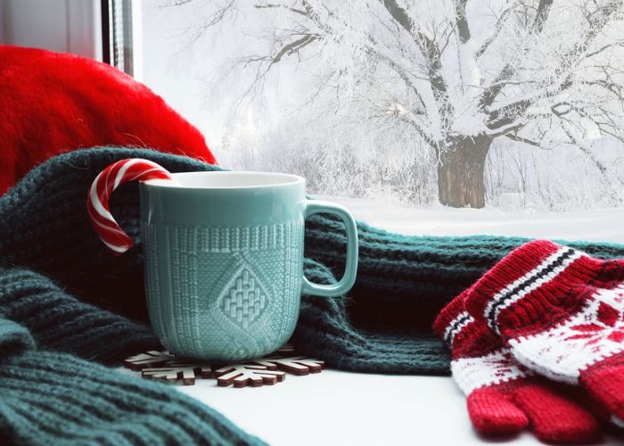 tặng khăn choàng quà noel