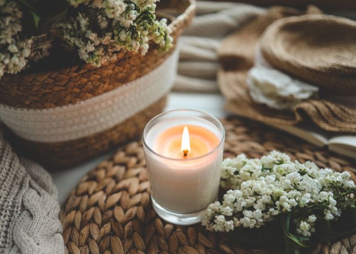 tặng nến thơm quà noel