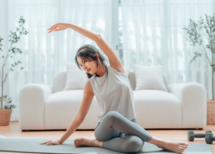 tập yoga trước khi ngủ