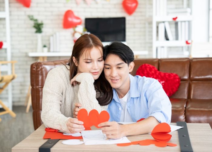 thiệp tự làm quà 20-10