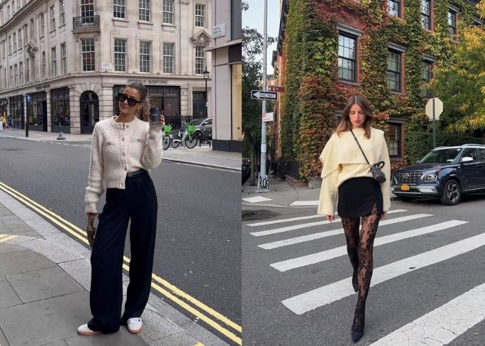 thời trang be phối đen