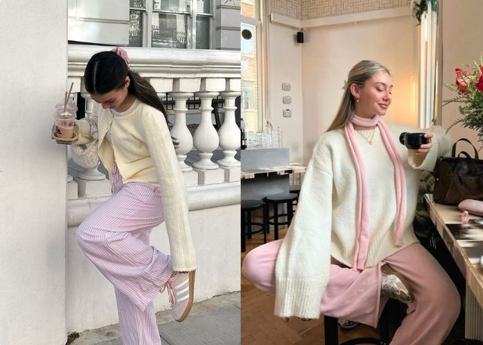 thời trang be phối hồng